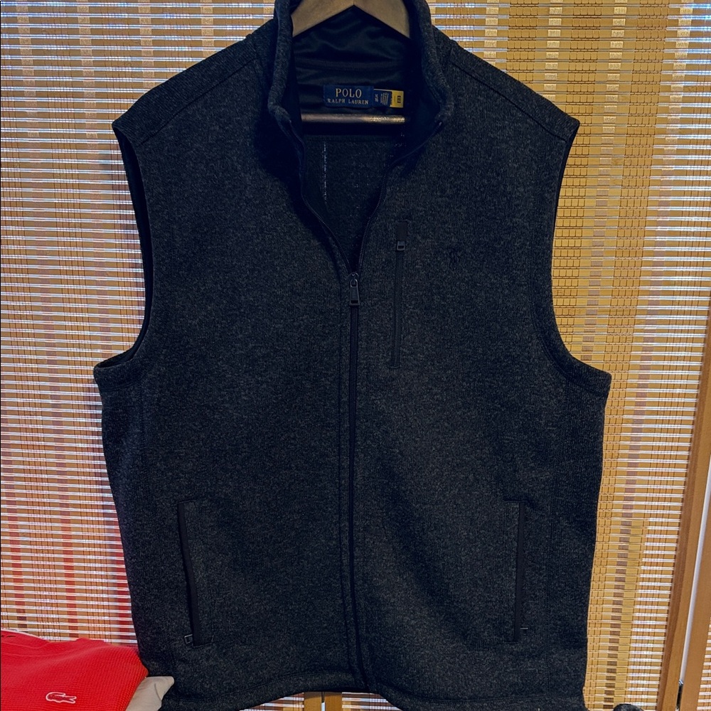 Polo by Ralph Lauren Men's Charcoal Gray Vest